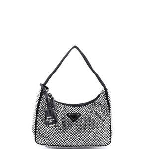 Prada Re-Edition Hobo Crystal #227170P20B